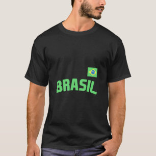 Camiseta Brasil Orgullo brasileño Bandera internacional de 