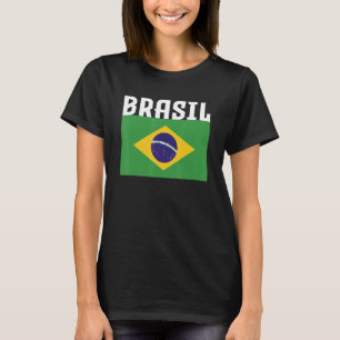 Camiseta Brasil Orgullo de la bandera brasileña Origen bras