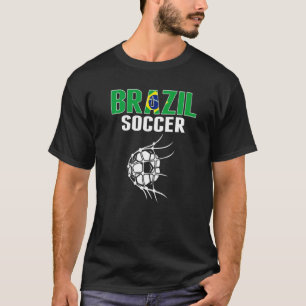 Camiseta Brasil: Pelota De Fútbol En Apoyo Al Fútbol Neto D
