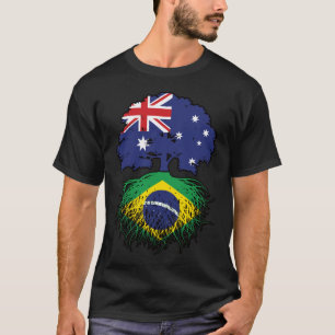 Camiseta Brasil: Raíces de árboles australianos brasileños