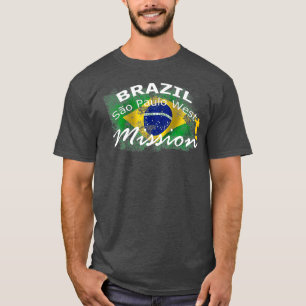 Camiseta Brasil: Regalo de la misión Mormon LDS del oeste d