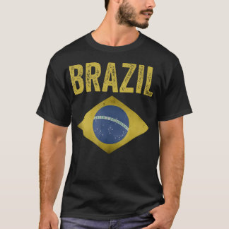 Camiseta Brasil: Vintage de fútbol brasileño