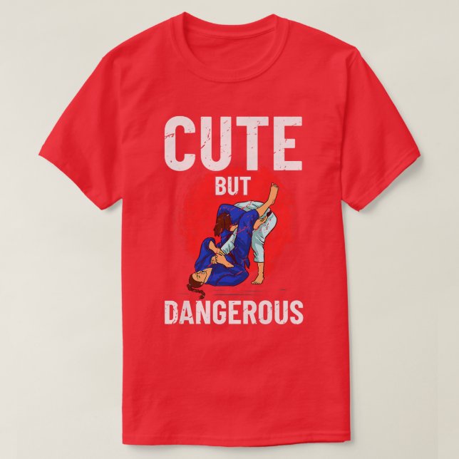 Camiseta Brasileña Jiu Jitsu luchadora principiante BJJ Tr (Diseño del anverso)