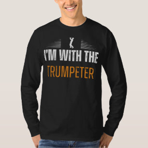 Camiseta Brass Brilliance: Estoy con el Trumpeter Tee - Mus