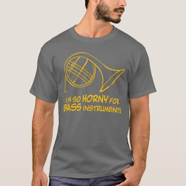 Camiseta Brass Instrument French Horn Orchestra family (Anverso)