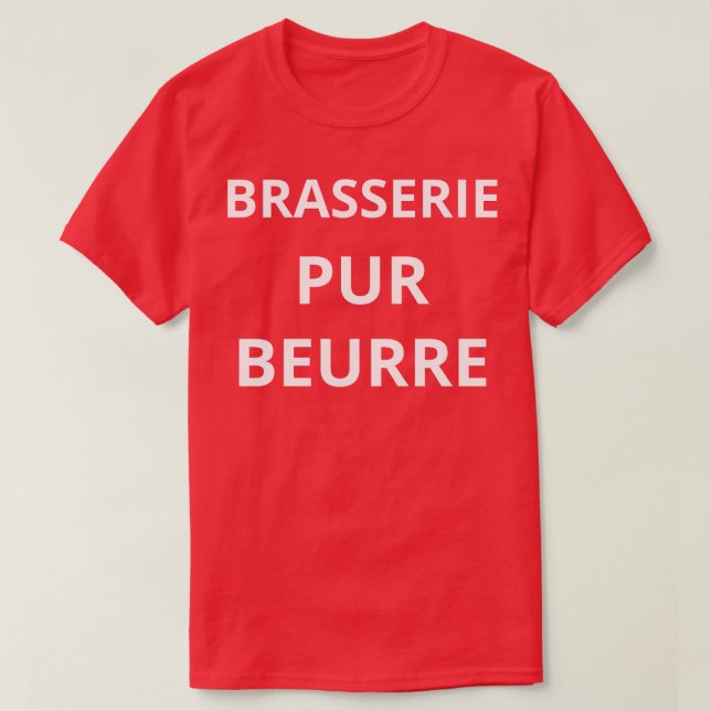 Camiseta brasserie pur beurre (Diseño del anverso)