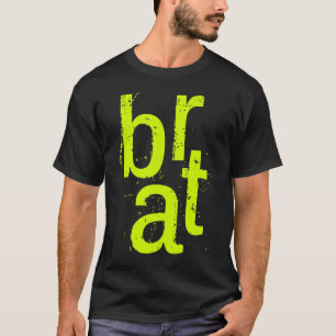 Camiseta Brat Grunge Tendencia sobredimensionada Meme Y2K E