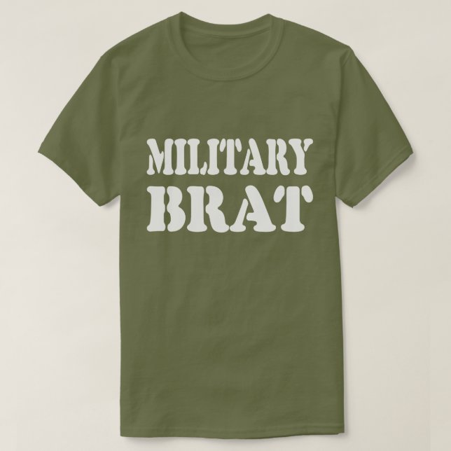 CAMISETA BRAT MILITAR (Diseño del anverso)