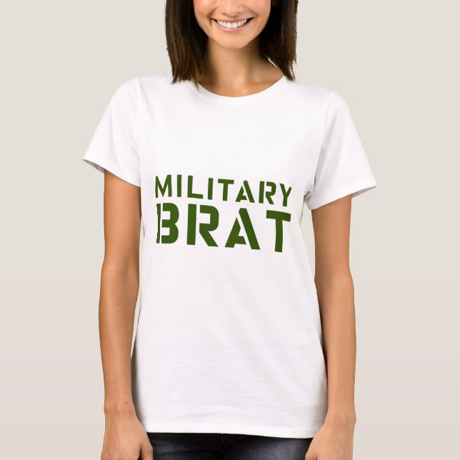 Camiseta Brat militar (Anverso)
