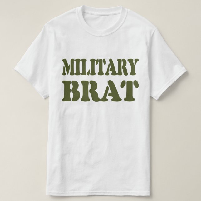 CAMISETA BRAT MILITAR (Diseño del anverso)