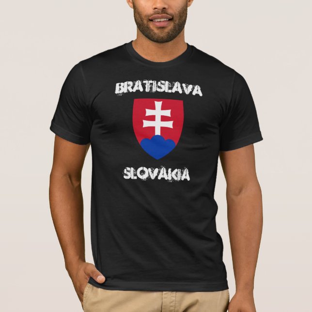 Camiseta Bratislava, Eslovaquia con el escudo de armas (Anverso)