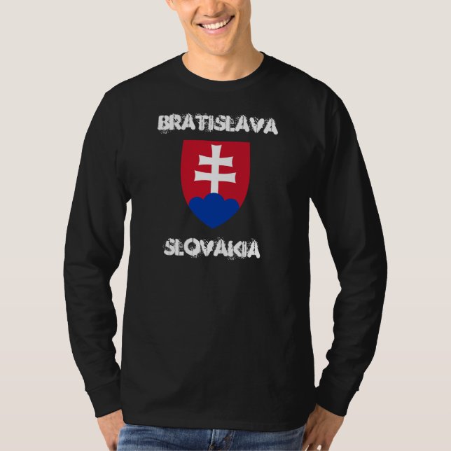 Camiseta Bratislava, Eslovaquia con escudo de armas (Anverso)