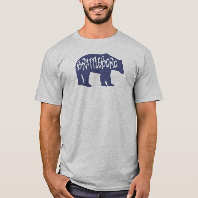 Camiseta Brattleboro Vermont Bear (Anverso)