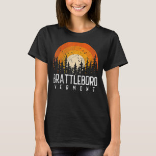 Camiseta Brattleboro Vermont V Vintage 70s 80s 90s Retro