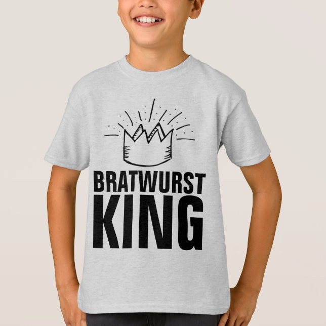 CAMISETA BRATWURST KING BOYS T-SHIRS (Anverso)