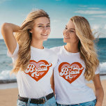 Camiseta Braut Und Team Braut Bachelorette Retro Heart<br><div class="desc">Braut Und Team Braut Bachelorette Retro Heart T-Shirt Bride Babe T-Shirt Bachelorette Retro Bride Tee Vintage Bride ser la novia Maid Bride la novia</div>