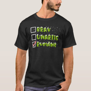 Camiseta Brav Naught Navidades rumanos Rumania
