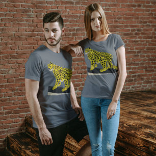 Camiseta Brave Leopard Sweet Unisex Carbón