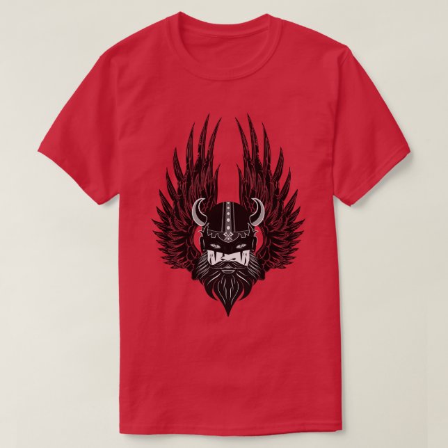 CAMISETA BRAVEST VIKING KNIGHT OF VALHALLA (Diseño del anverso)
