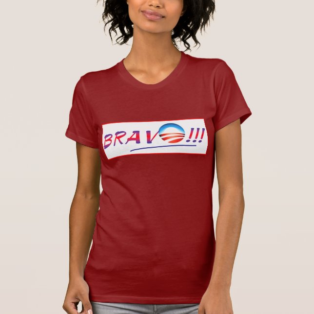 Camiseta Bravo, Obama (Anverso)
