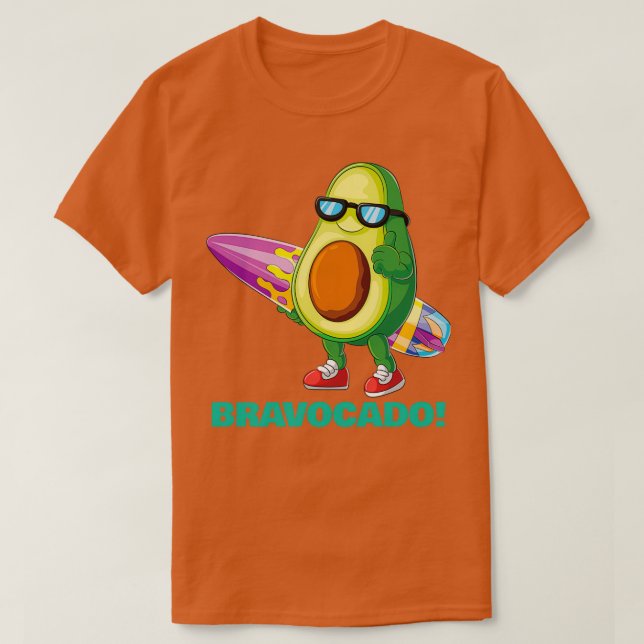 Camiseta Bravocado Cute Funny Guay Shades Aguacate listo co (Diseño del anverso)