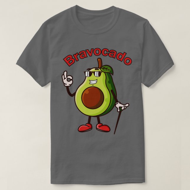 Camiseta Bravocado Funny Aguacate Pun 1 (Diseño del anverso)