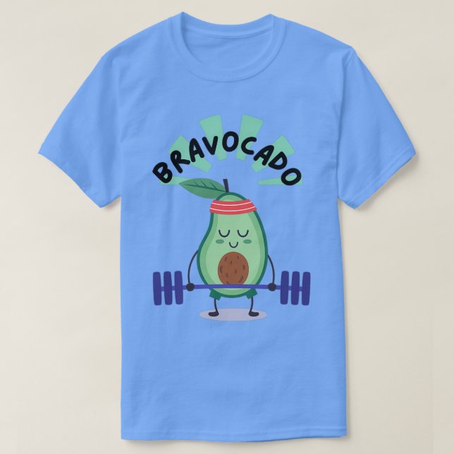Camiseta Bravocado Funny Aguacate Pun Classic TShirt (Diseño del anverso)