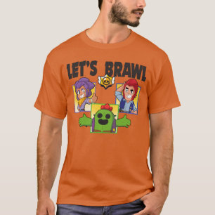 Camiseta Brawl Stars Deja Brawl Colt Spike Y Shelly Grupo