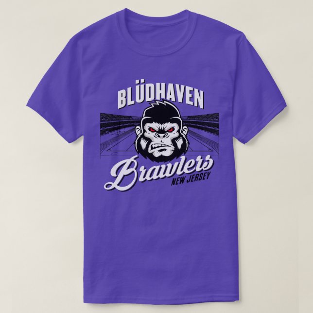 Camiseta Brawlers de Bludhaven (Diseño del anverso)