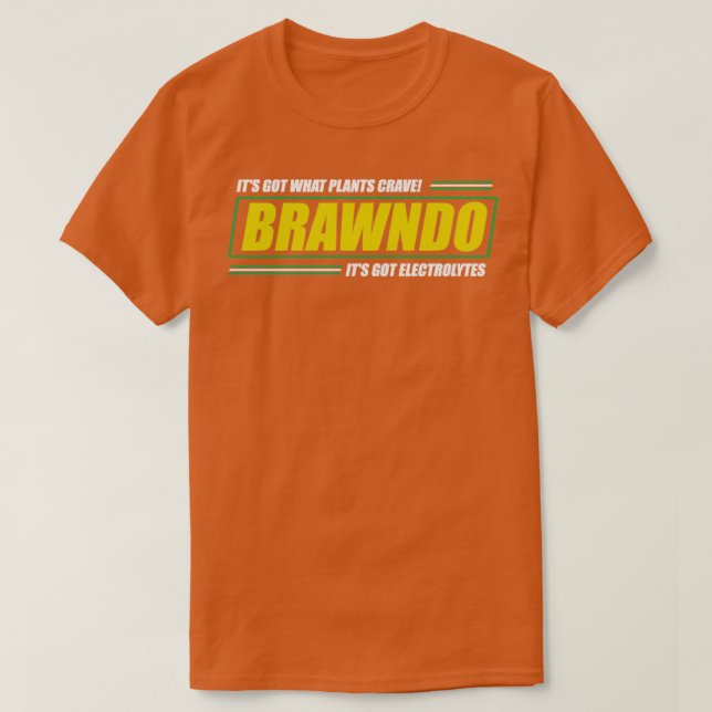 Camiseta Brawndo desde la idiocracia (Diseño del anverso)