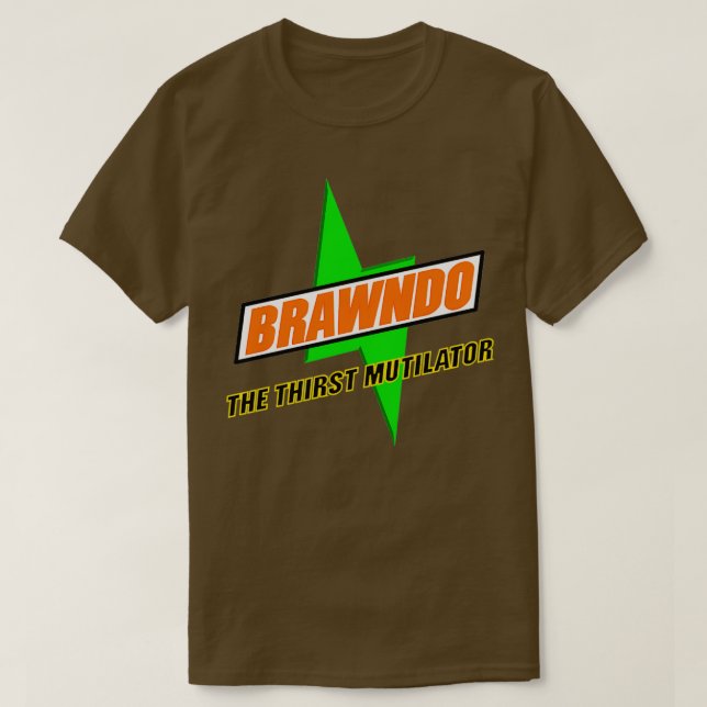 Camiseta Brawndo El Mutilatador De Sed 1 (Diseño del anverso)