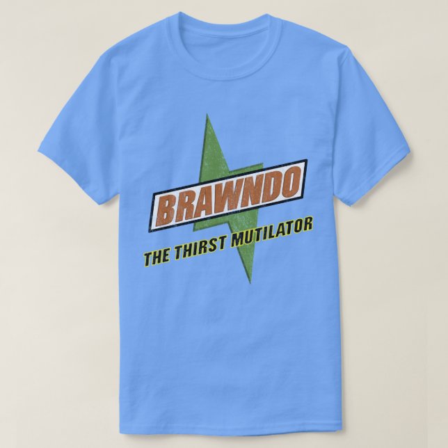 Camiseta Brawndo El Mutilator De La Sed (Diseño del anverso)