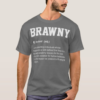 Camiseta Brawny Funny Dictionary Gym Significing