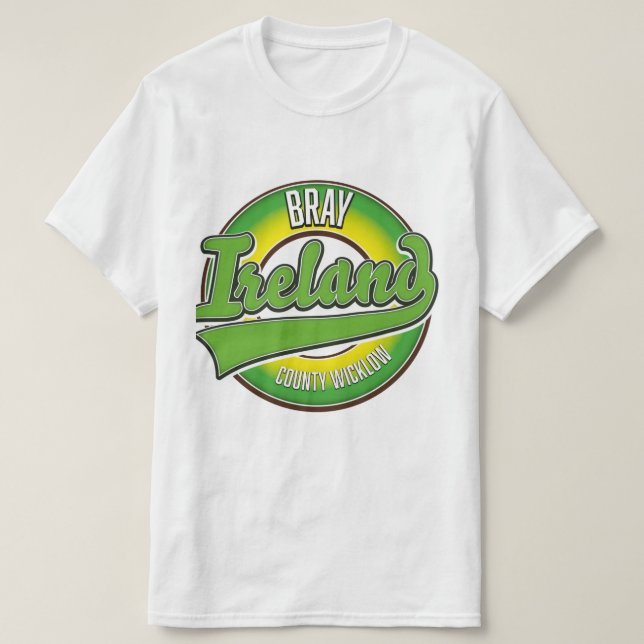 Camiseta Bray Condado Wicklow Irlanda. (Diseño del anverso)