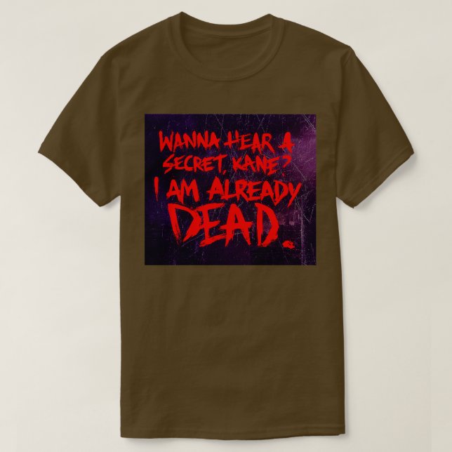 Camiseta Bray Wyatt quiere oír un secreto de TShirt (Diseño del anverso)