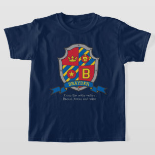 Camiseta Brayboys B nombre y significa escudo de caballeros