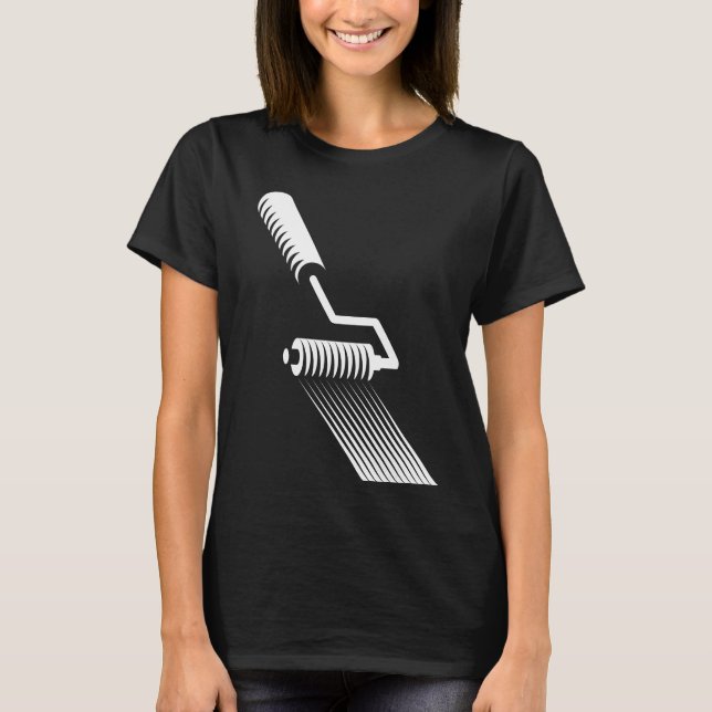 Camiseta brayer, grabar en madera printmaking (Anverso)