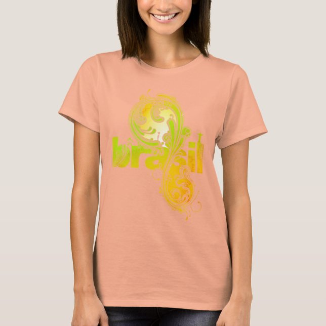Camiseta BRAZIL - Brasil (Anverso)