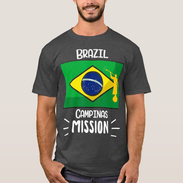 Camiseta Brazil Canpinas Mormon LDS Mission Missionary (Anverso)