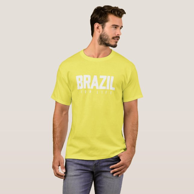 Camiseta Brazil For Life (Anverso completo)