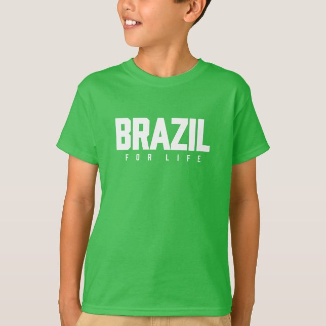 Camiseta Brazil For Life (Anverso)