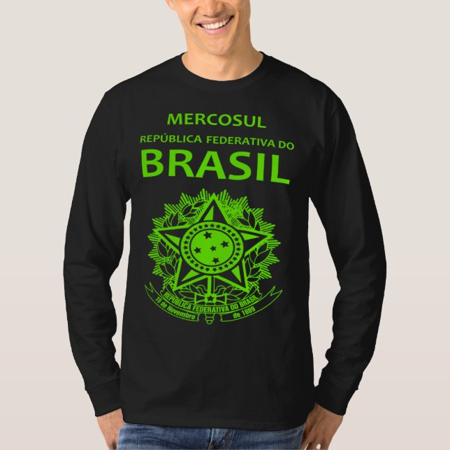 Camiseta Brazil passport Brazil Brazilian Brazil flag (Anverso)