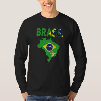 Camiseta Brazilian Flag Idea For Men & Brasil Flag 1