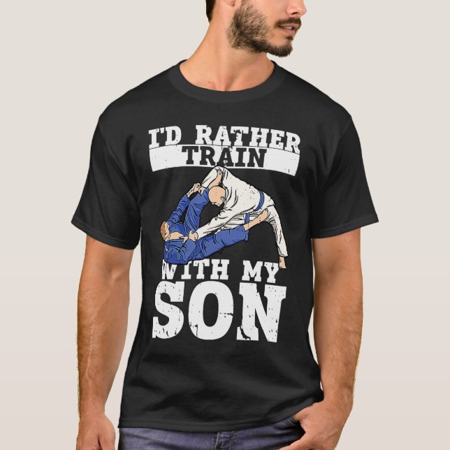 Camiseta Brazilian Jiu Jitsu Dad BJJ Mixed Martial Jiu Jits (Anverso)