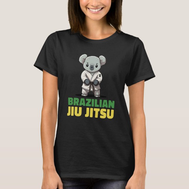 Camiseta Brazilian Jiu Jitsu Grappling Koala (Anverso)