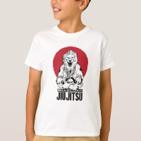 Brazilian Jiu Jitsu Lion Red Sunset