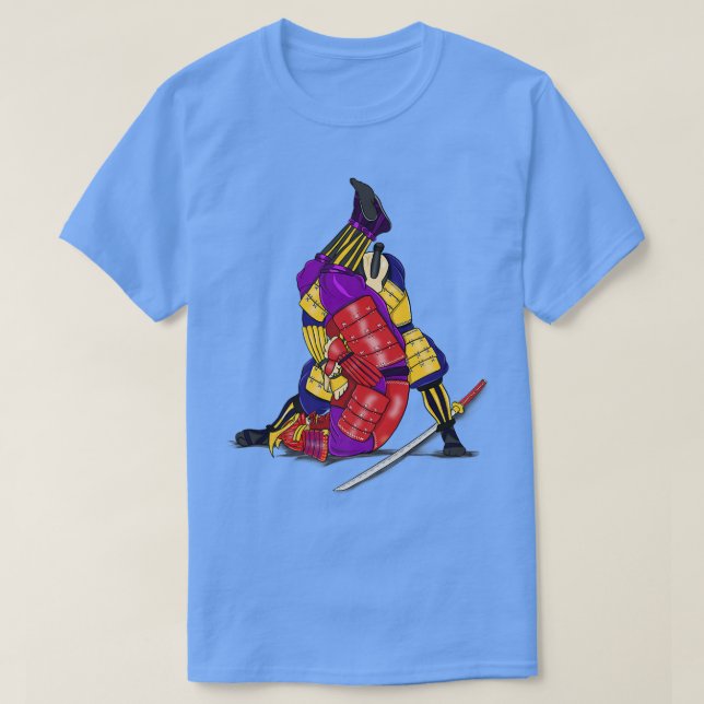 Camiseta Brazilian Jiujitsu Ancient Samurai  armbar submiss (Diseño del anverso)