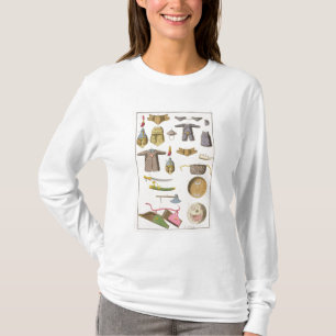 Camiseta Brazo armado y ropa chinos, ilustracion franco