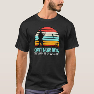 Camiseta Brazo de lanzamiento Pasión por la pesca Humor de