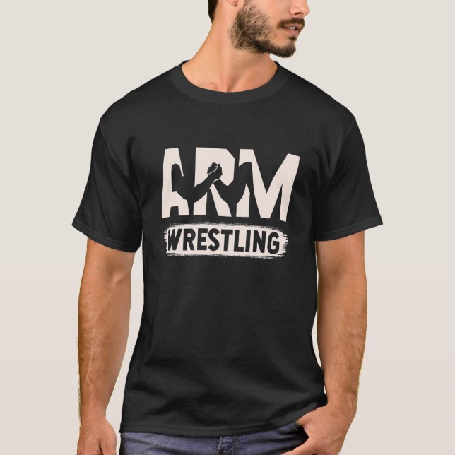 Camiseta Brazo de lucha armada de combate deportivo de comb (Anverso)